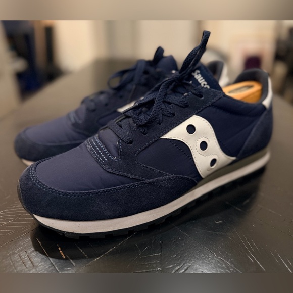 Saucony Other - Saucony Men's Jazz Dark Blue and White Sneakers